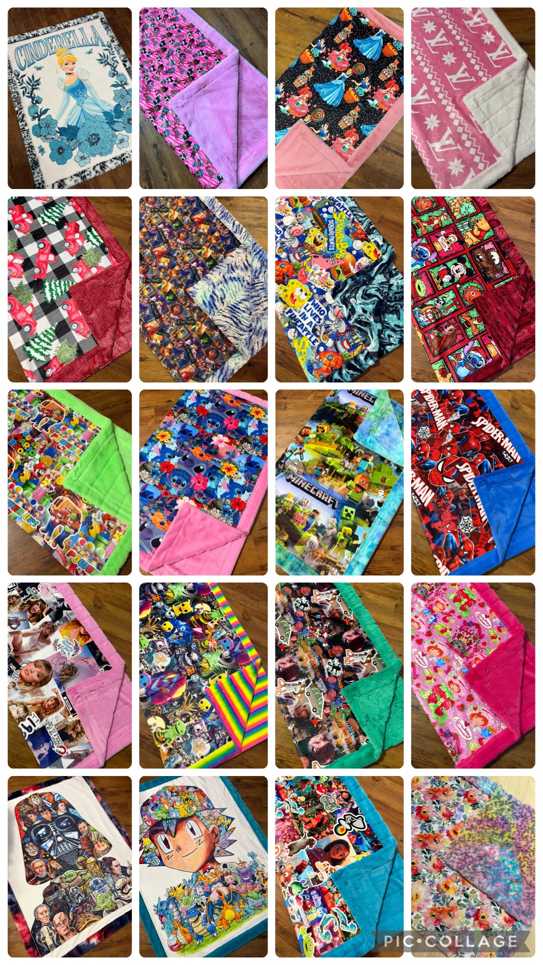 RTS Throw Size Minky