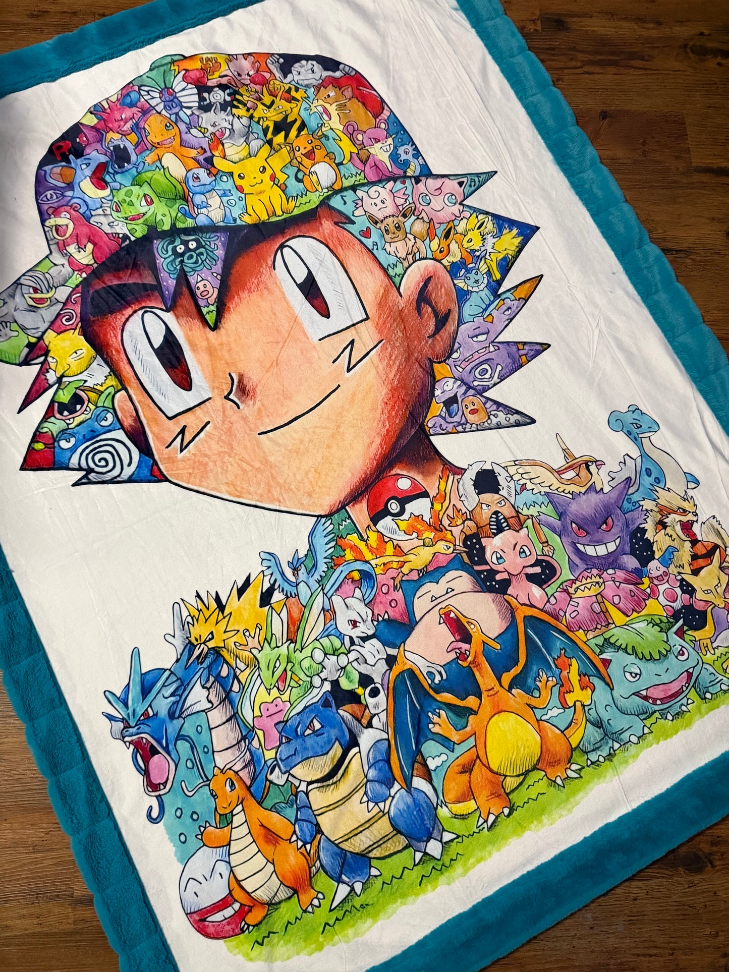 Poke Panel/ Teal Koala