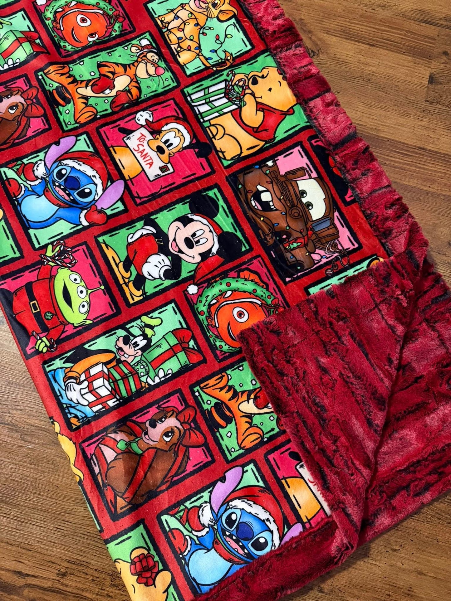 Xmas Character Patch/ Cardinal Forest Fox