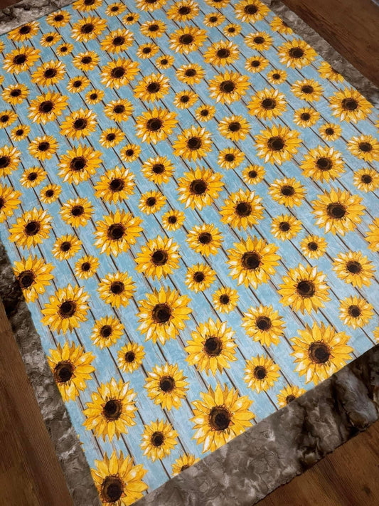 Sunflowers/ Taupe Galaxy