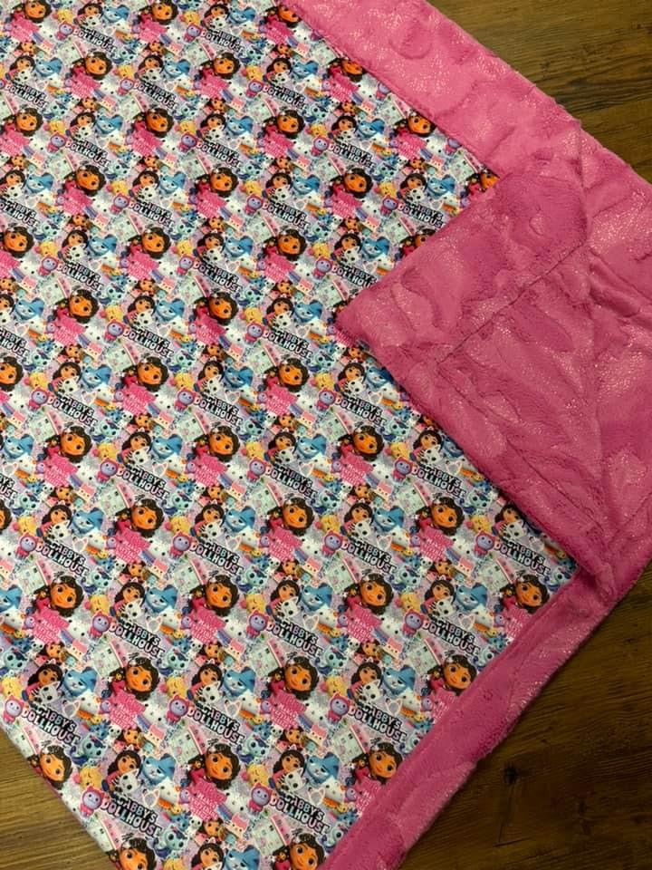 Gabby/ carnation dazzle hide