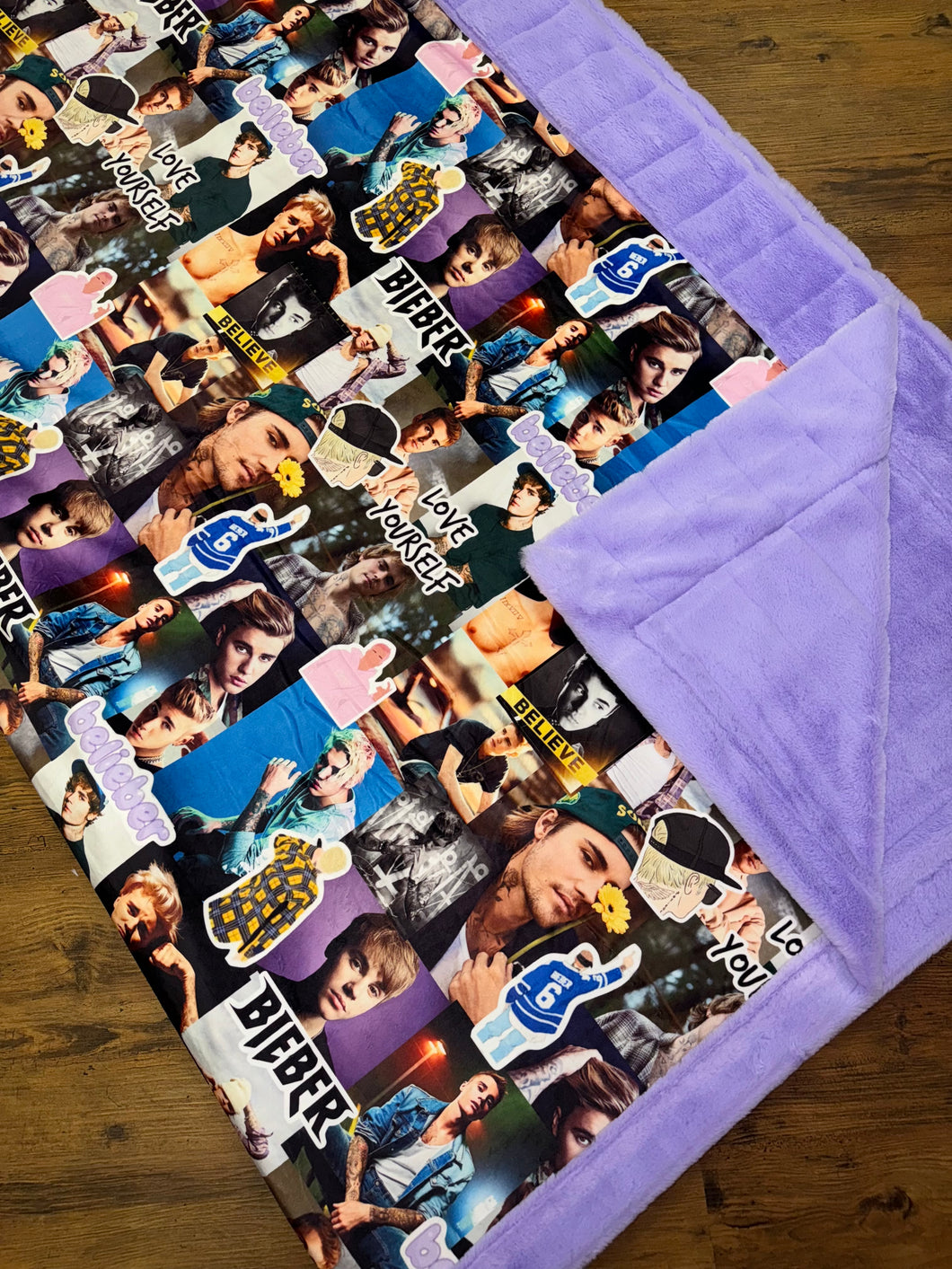 Bieber/ neon purple koala