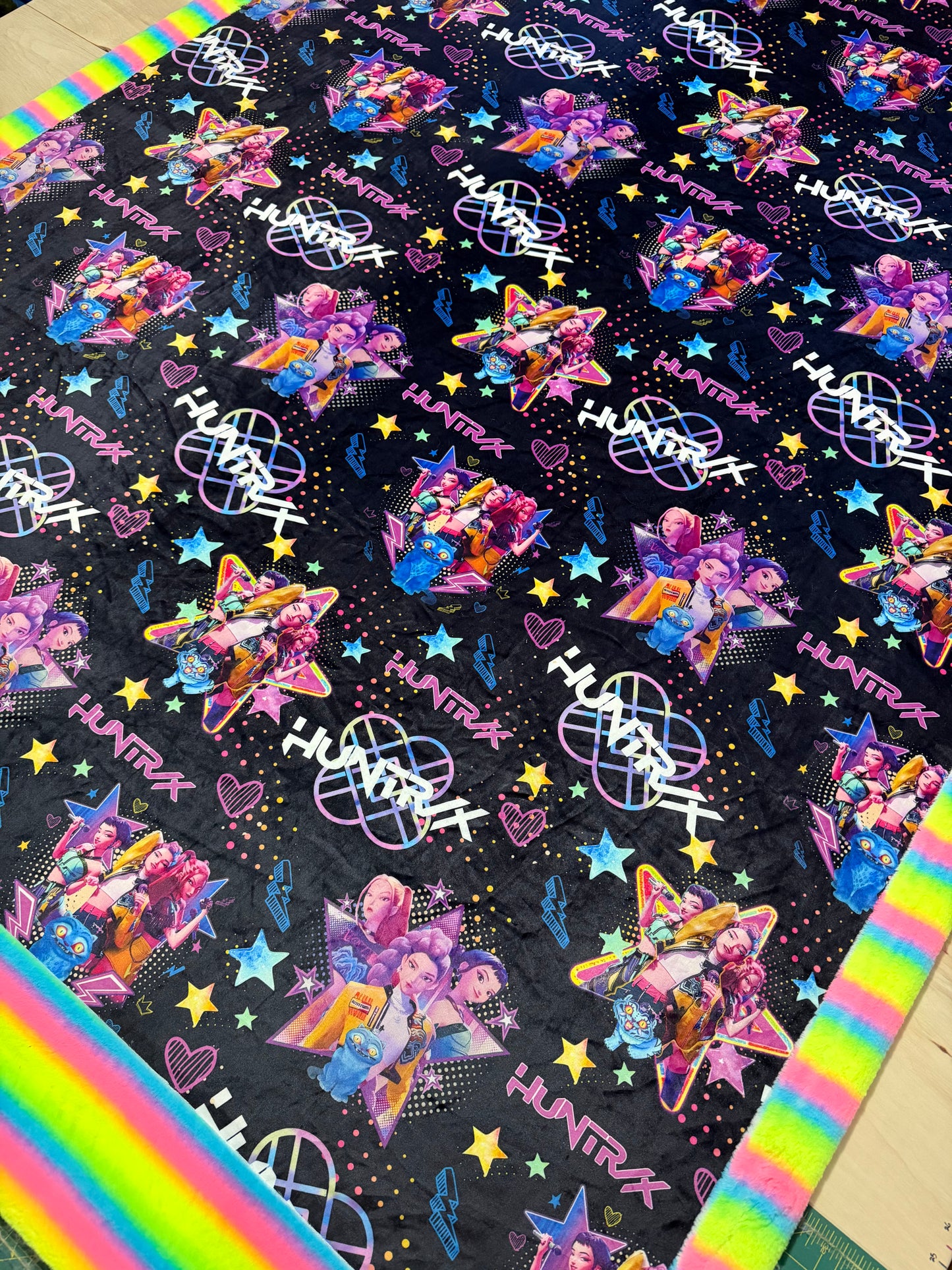 Kpop Demon/ Pastel Neon Stripe